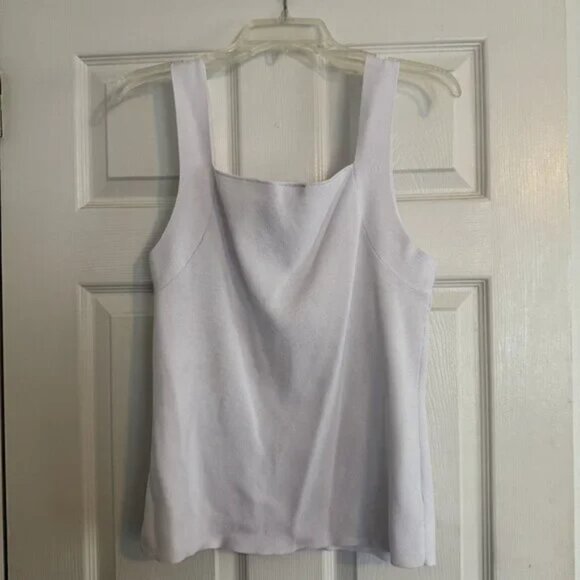 Ann Taylor Factory White Sweater Shell Tank - Women's - Picture 1 of 2